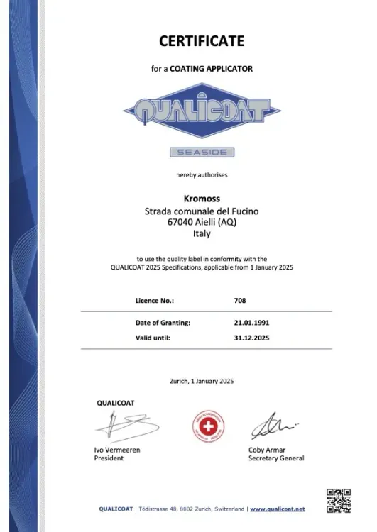 Certificazione qualicoat-qualideco